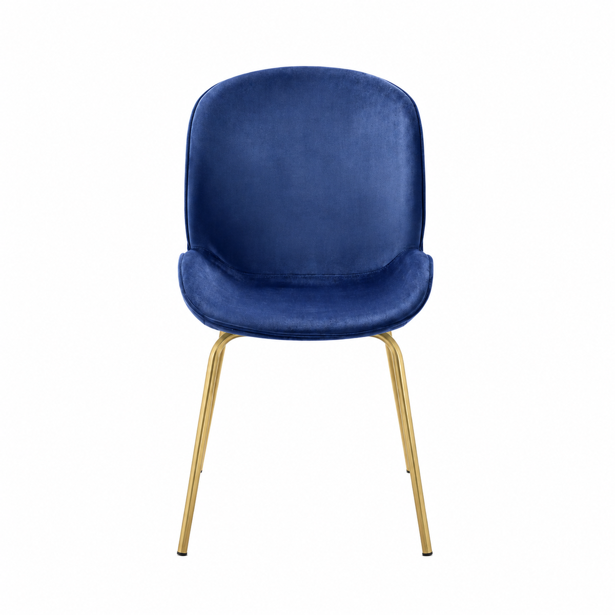 Glam Velvet & Gold Dining Chair Set