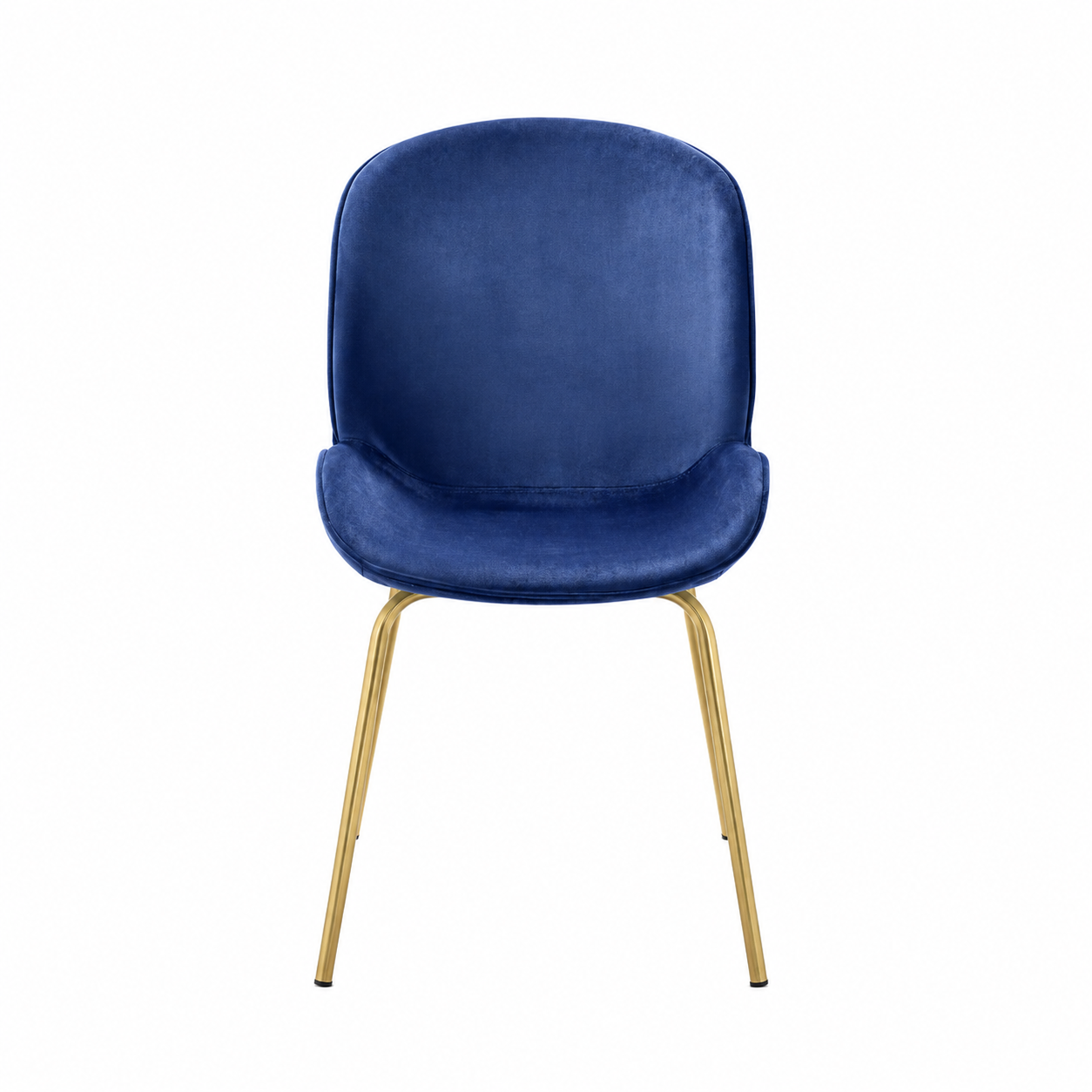 Glam Velvet & Gold Dining Chair Set