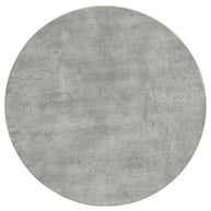 Modern Round Cement-Look End Table