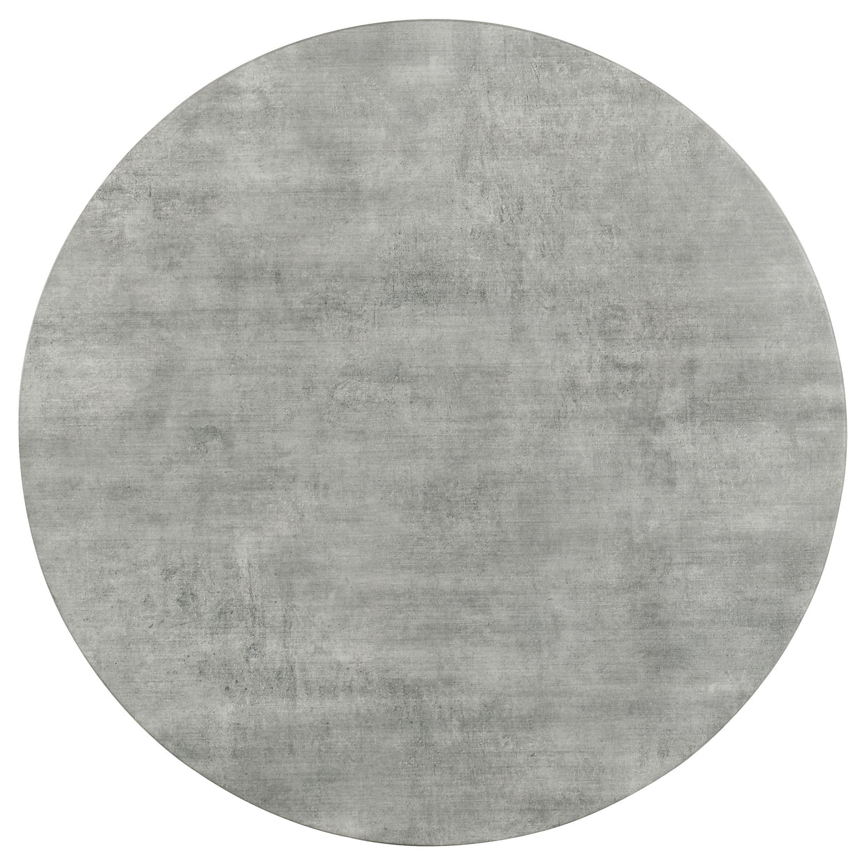 Modern Round Cement-Look Coffee Table