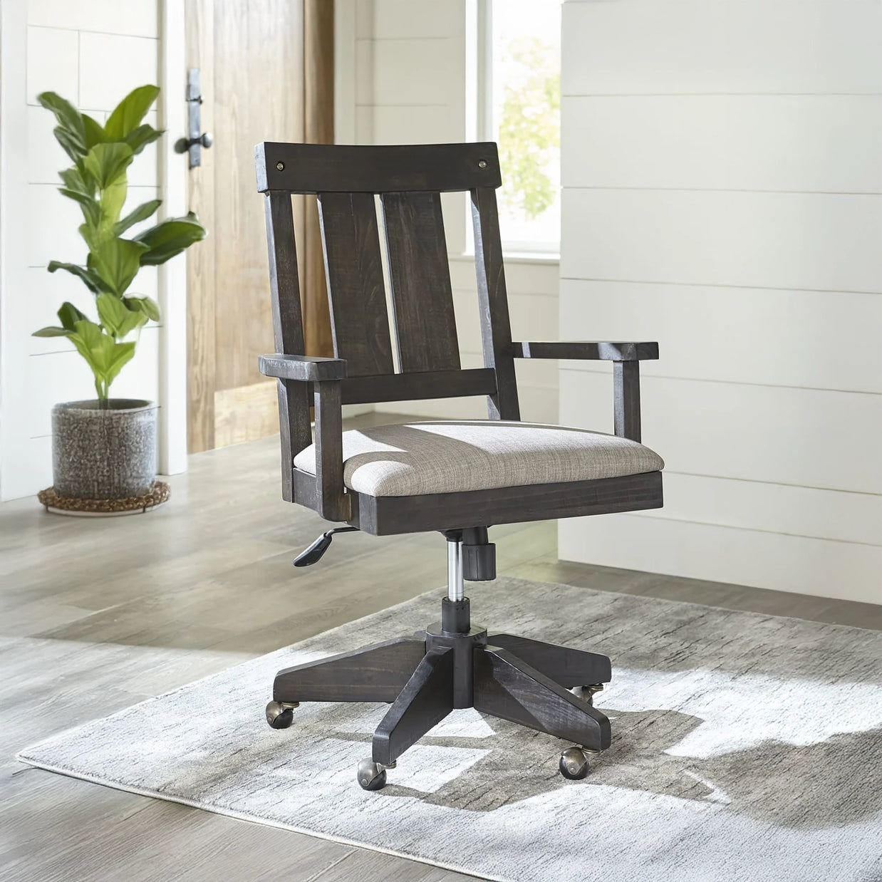 Solid Wood Office Chair