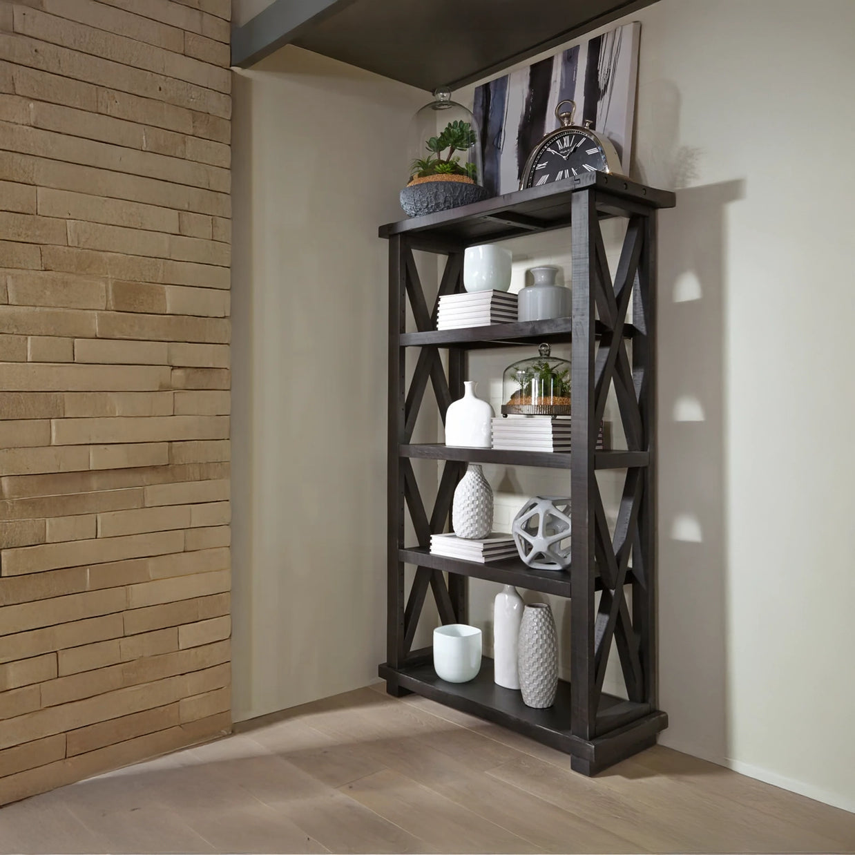Solid Wood Bookcase