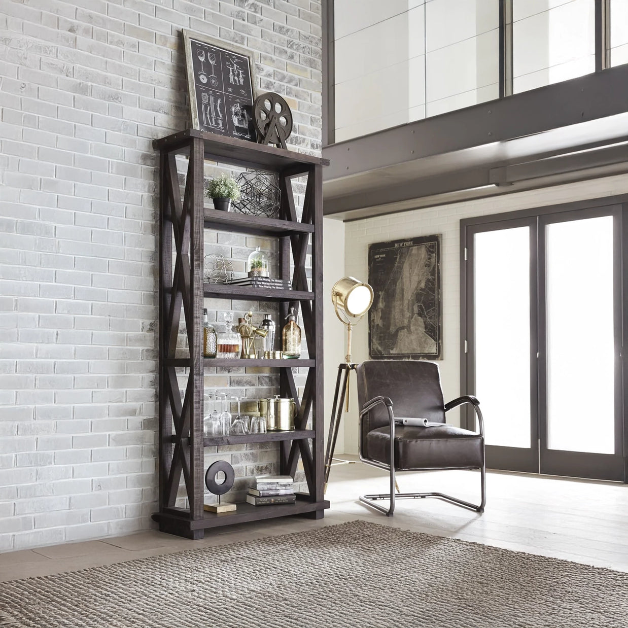Solid Wood Bookcase