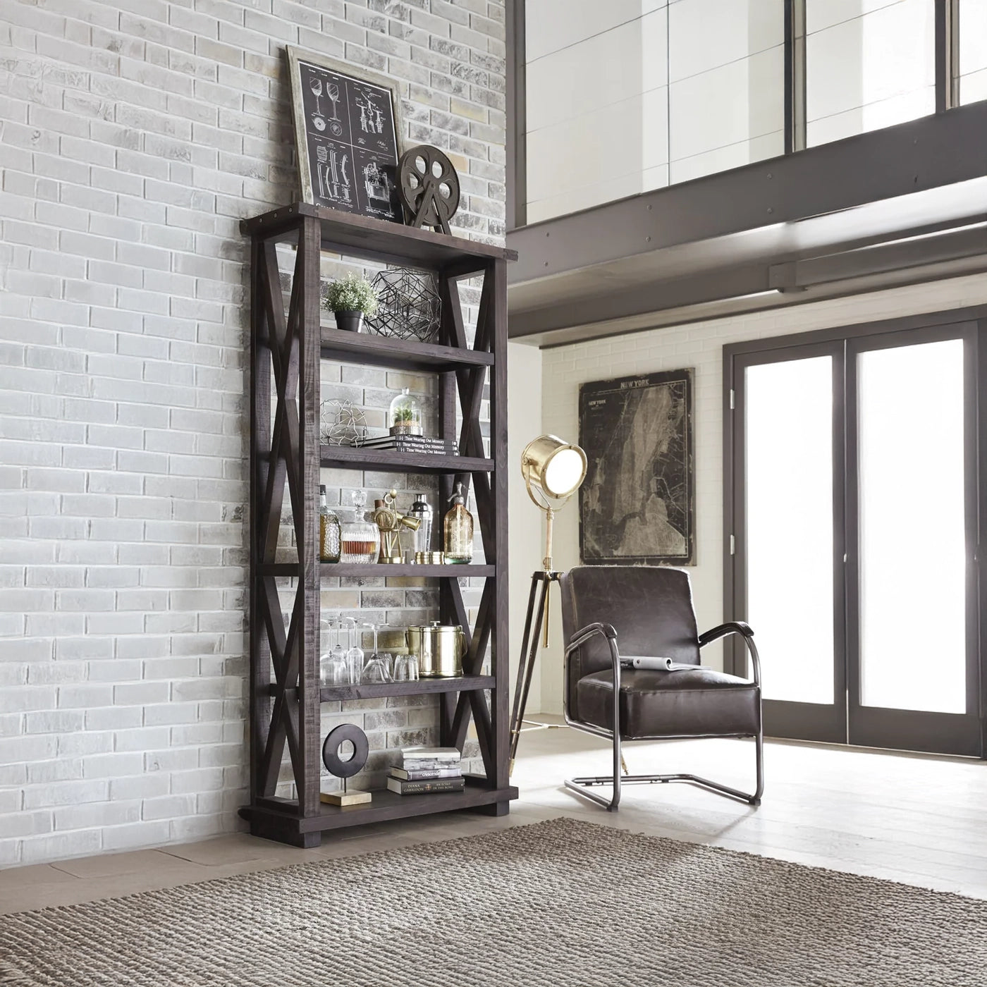 Solid Wood Bookcase
