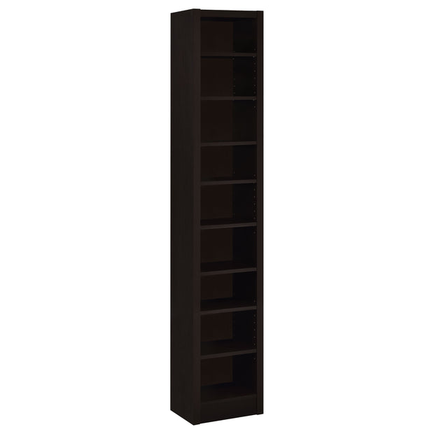 Vertical Cappuccino Bookcase