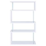 Glossy Zig-Zag Bookcase