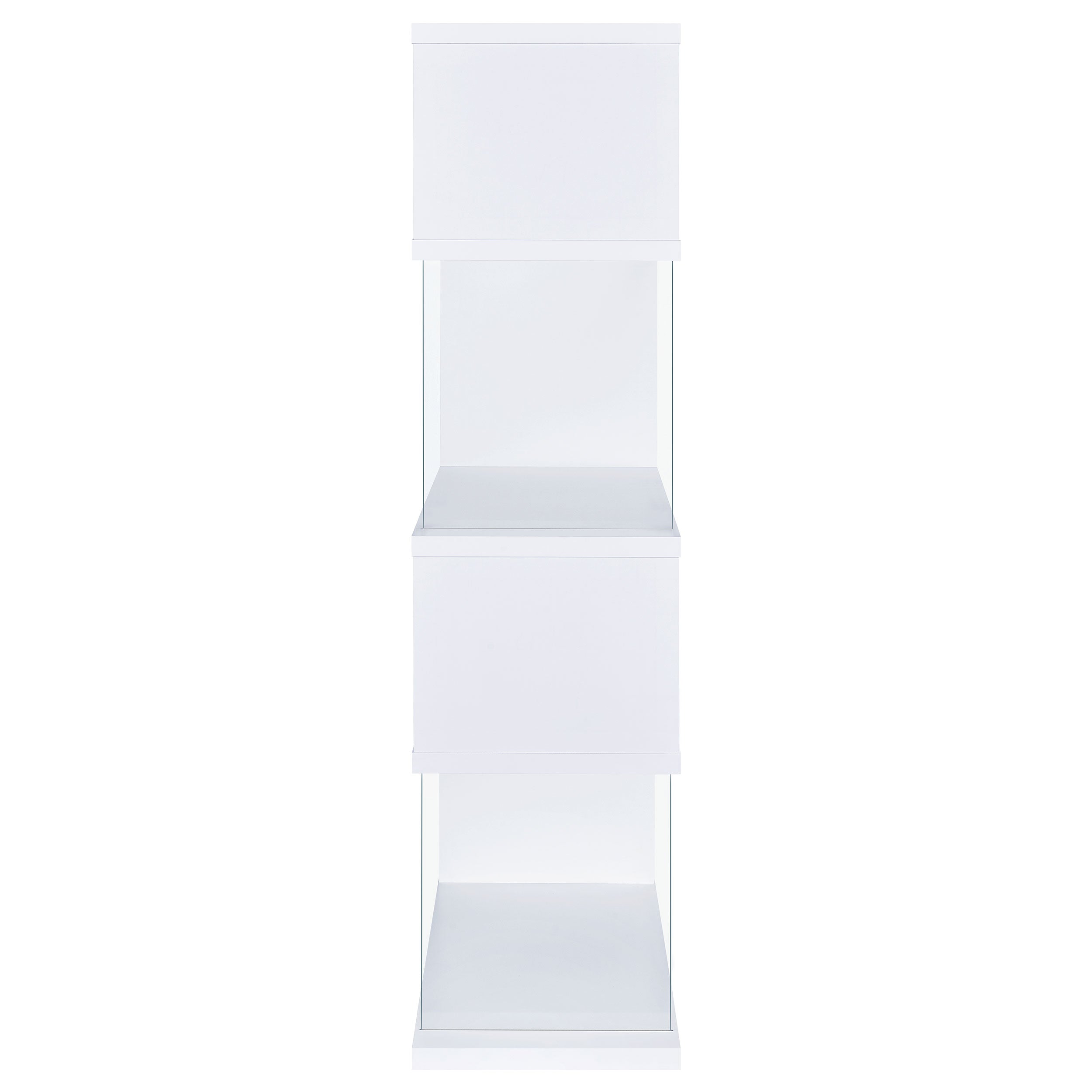 Glossy Zig-Zag Bookcase