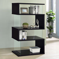 Glossy Zig-Zag Bookcase
