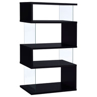 Glossy Zig-Zag Bookcase