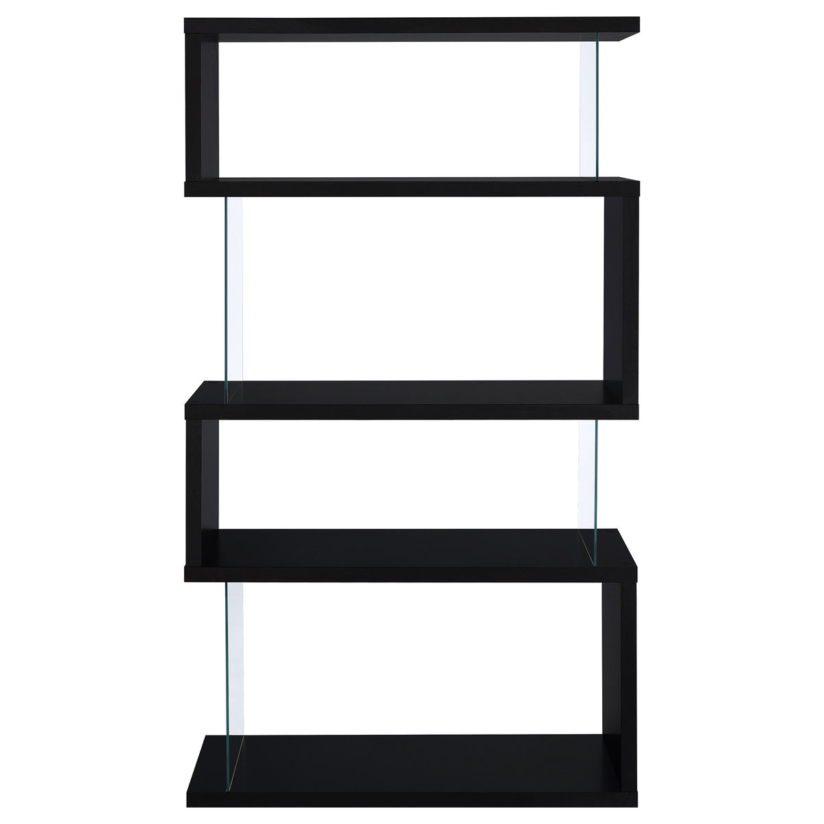 Glossy Zig-Zag Bookcase