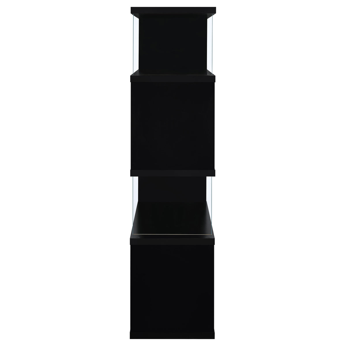 Glossy Zig-Zag Bookcase