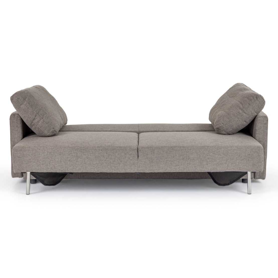 Gray Convertible Sleeper Sofa Bed