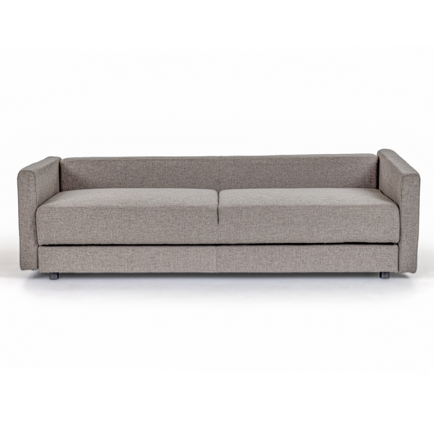 Gray Convertible Sleeper Sofa Bed
