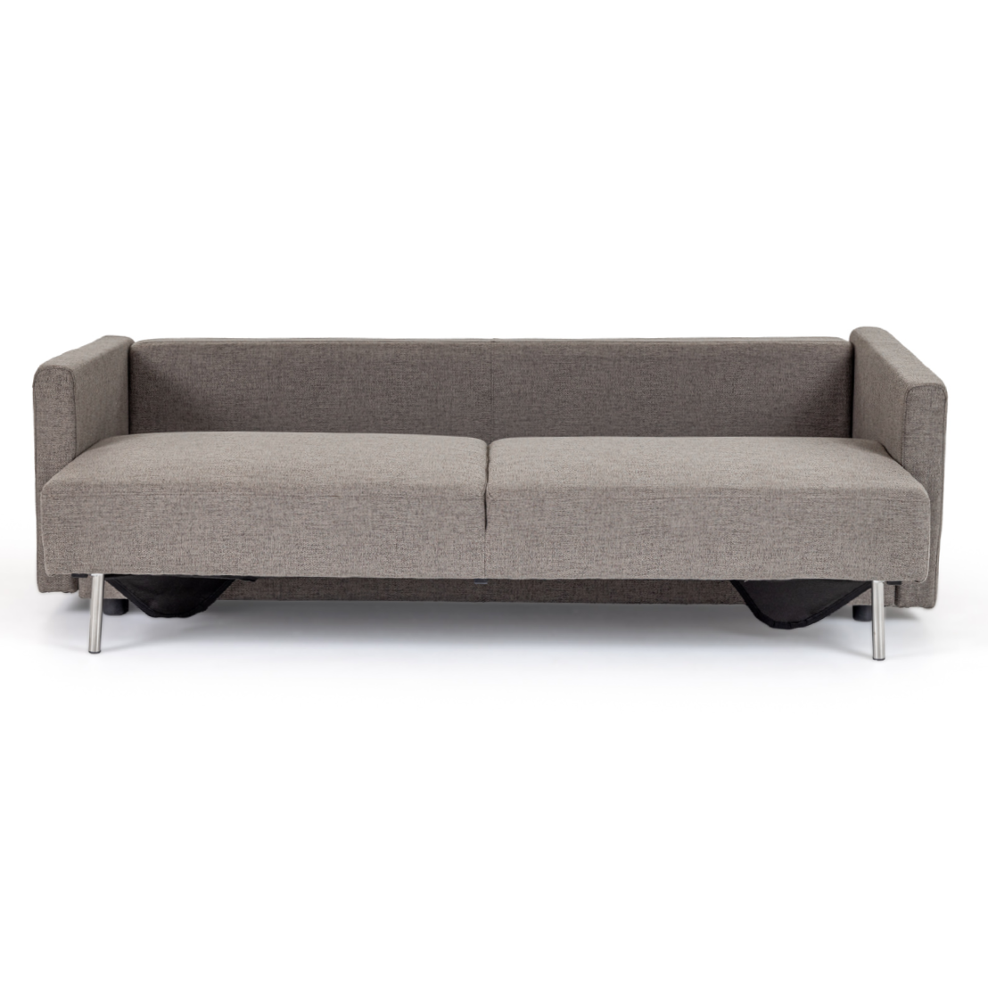 Gray Convertible Sleeper Sofa Bed