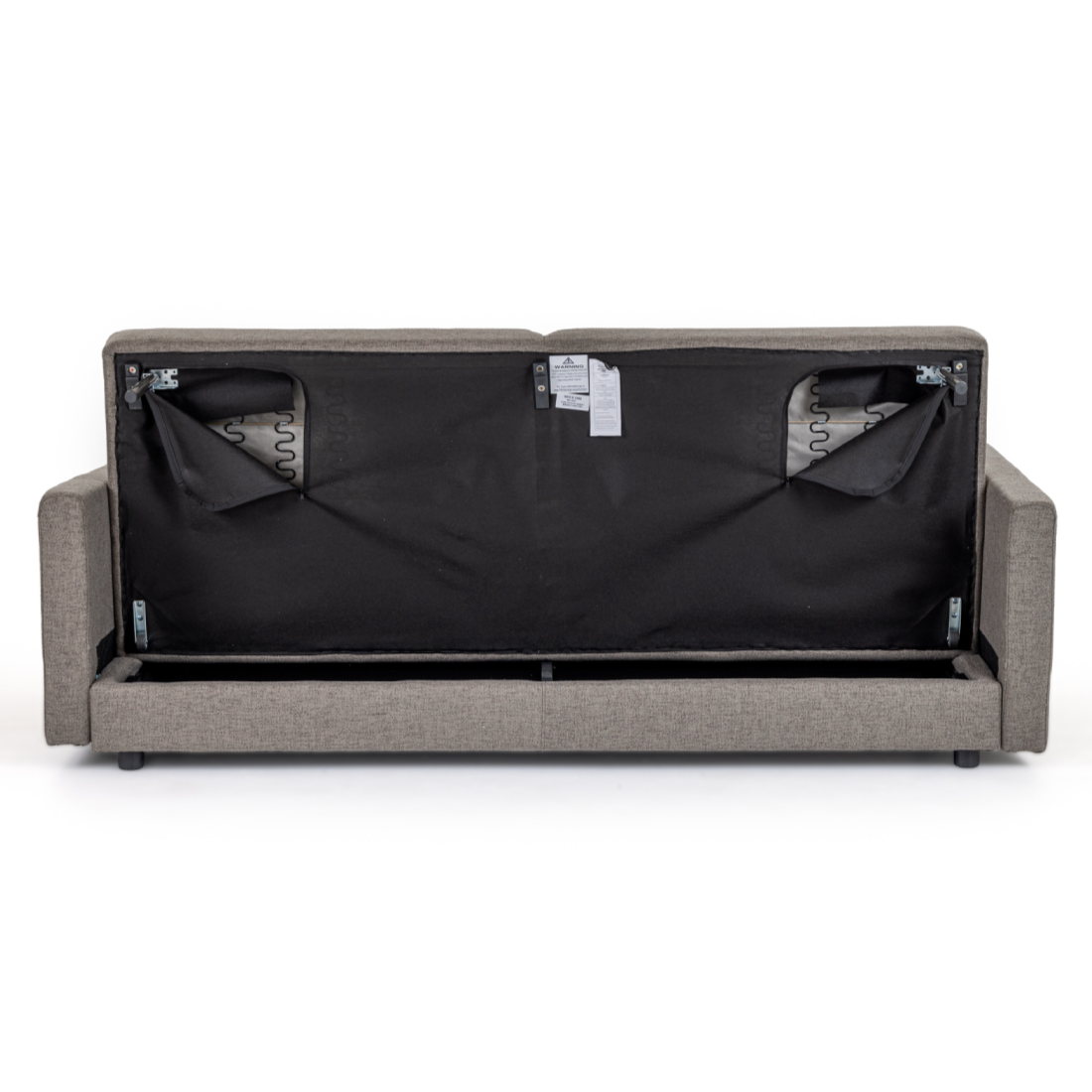 Gray Convertible Sleeper Sofa Bed