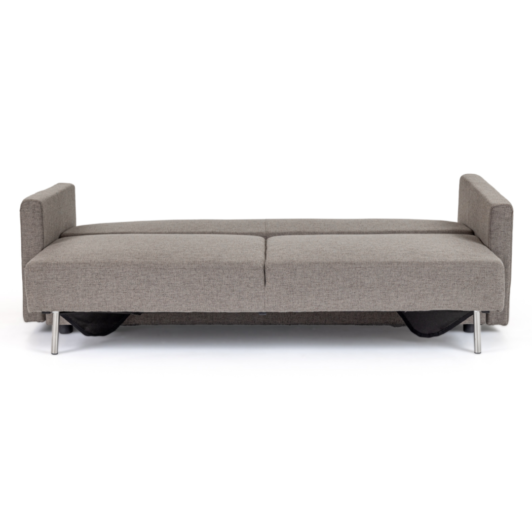 Gray Convertible Sleeper Sofa Bed