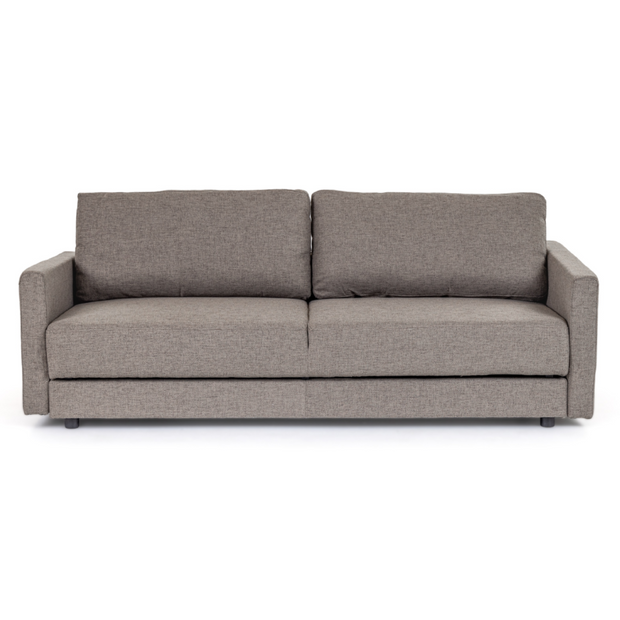 Gray Convertible Sleeper Sofa Bed