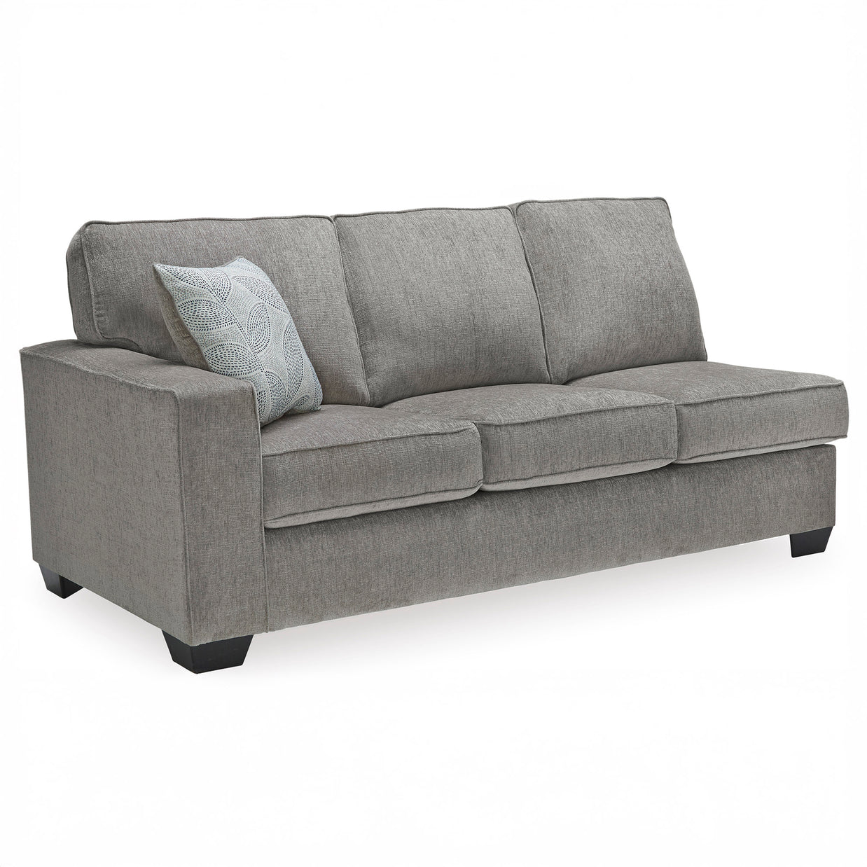 Chenille-Like Upholstered Sectional