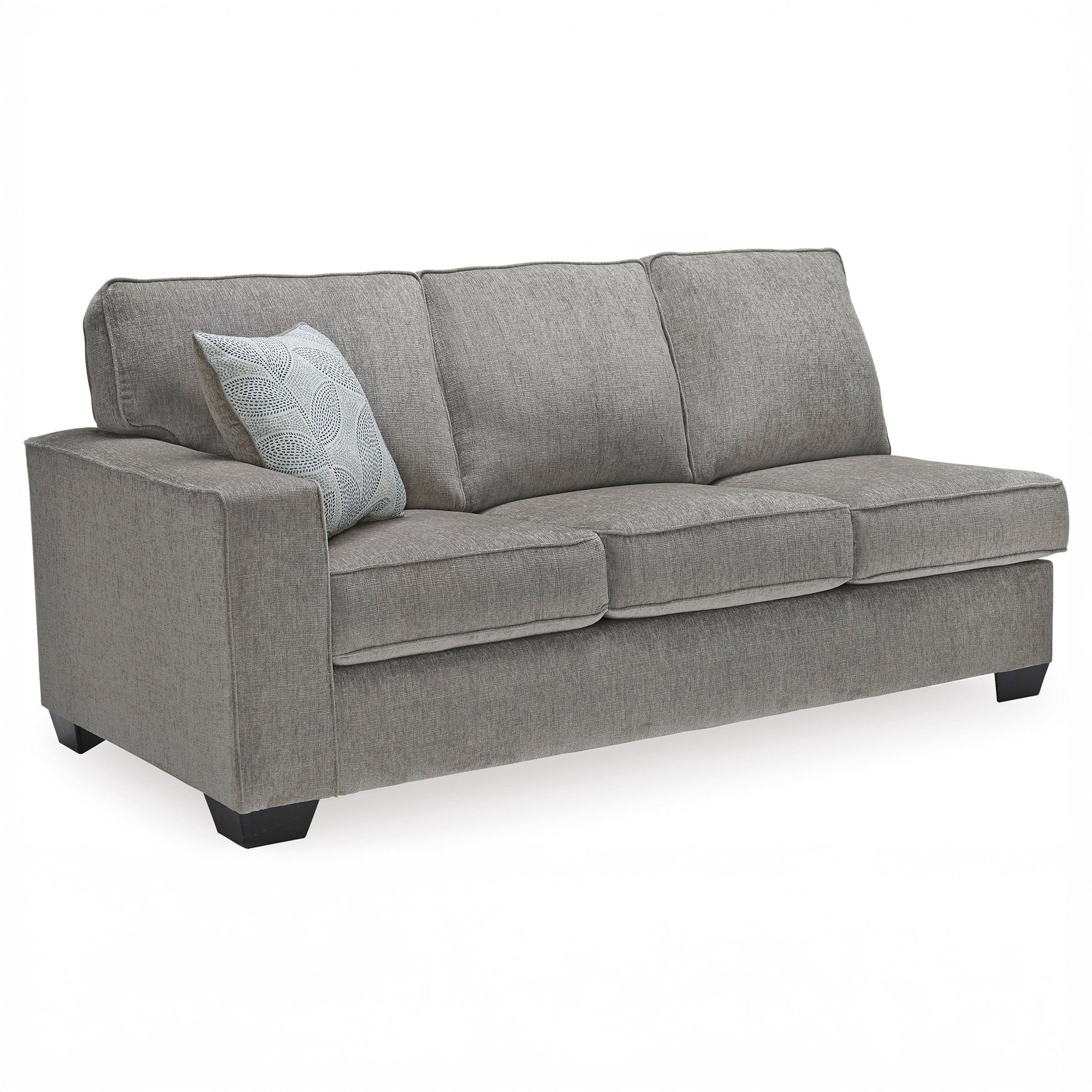 Chenille-Like Upholstered Sectional