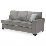 Chenille-Like Upholstered Sectional
