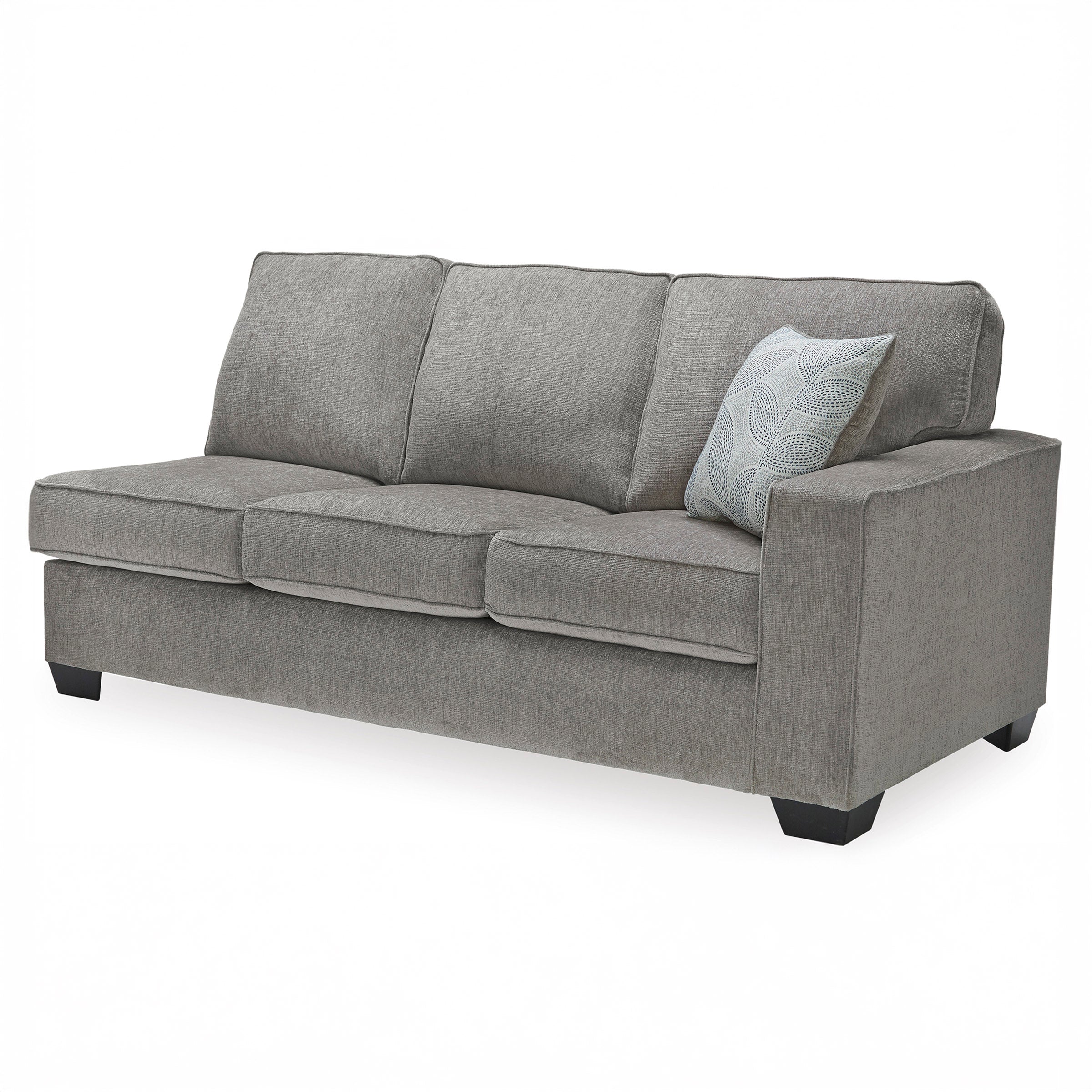 Chenille-Like Upholstered Sectional