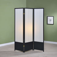 Modern 3-Panel Room Divider Screen