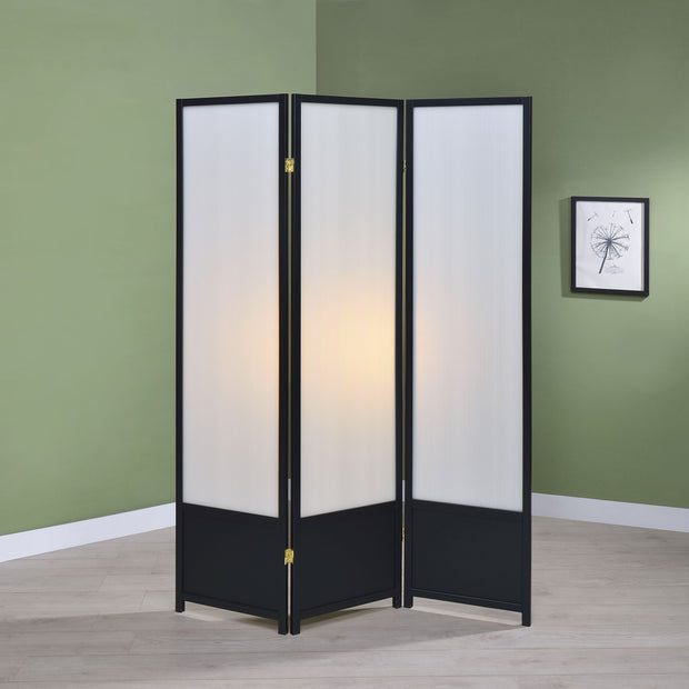 Modern 3-Panel Room Divider Screen