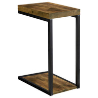 Black & Antique Nutmeg C-Table