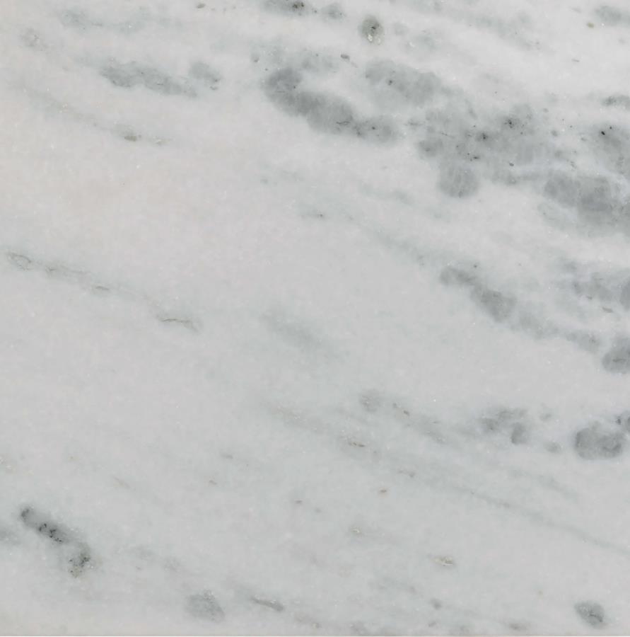 3-Door Marble Top Accent Cabinet