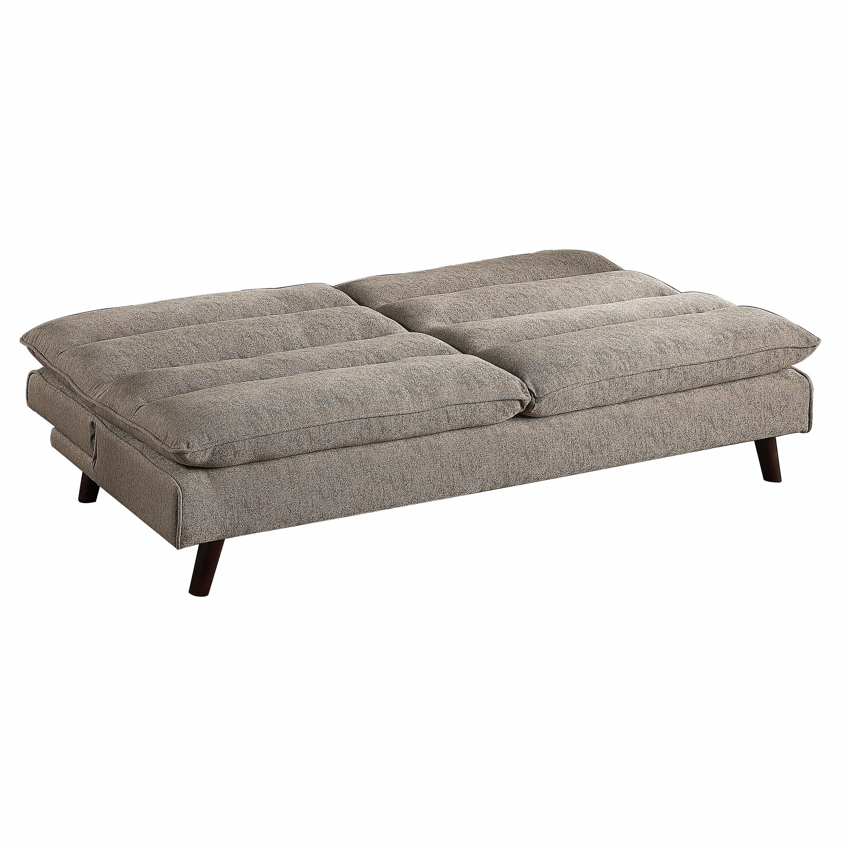 Convertible Sofa Bed with Textured Fabric