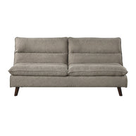 Convertible Sofa Bed with Textured Fabric