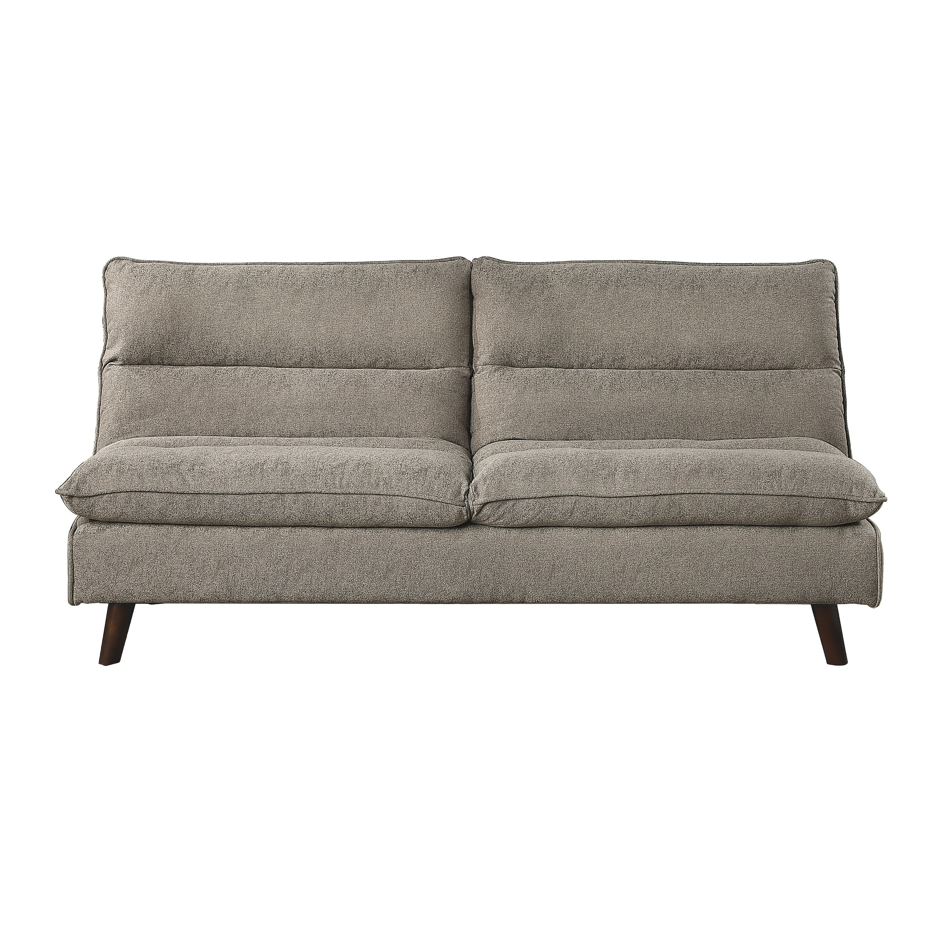 Convertible Sofa Bed with Textured Fabric