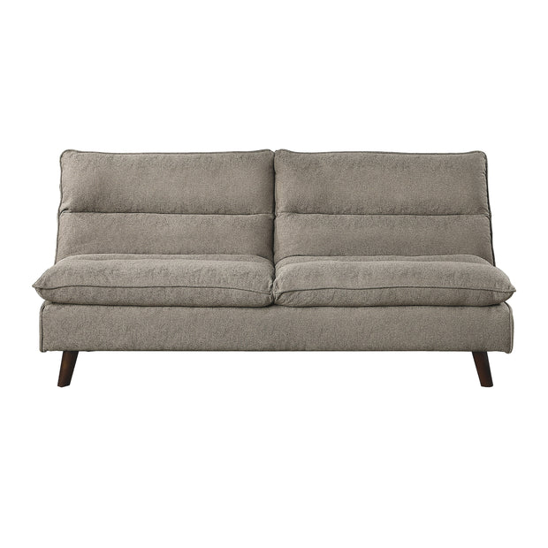 Convertible Sofa Bed with Textured Fabric
