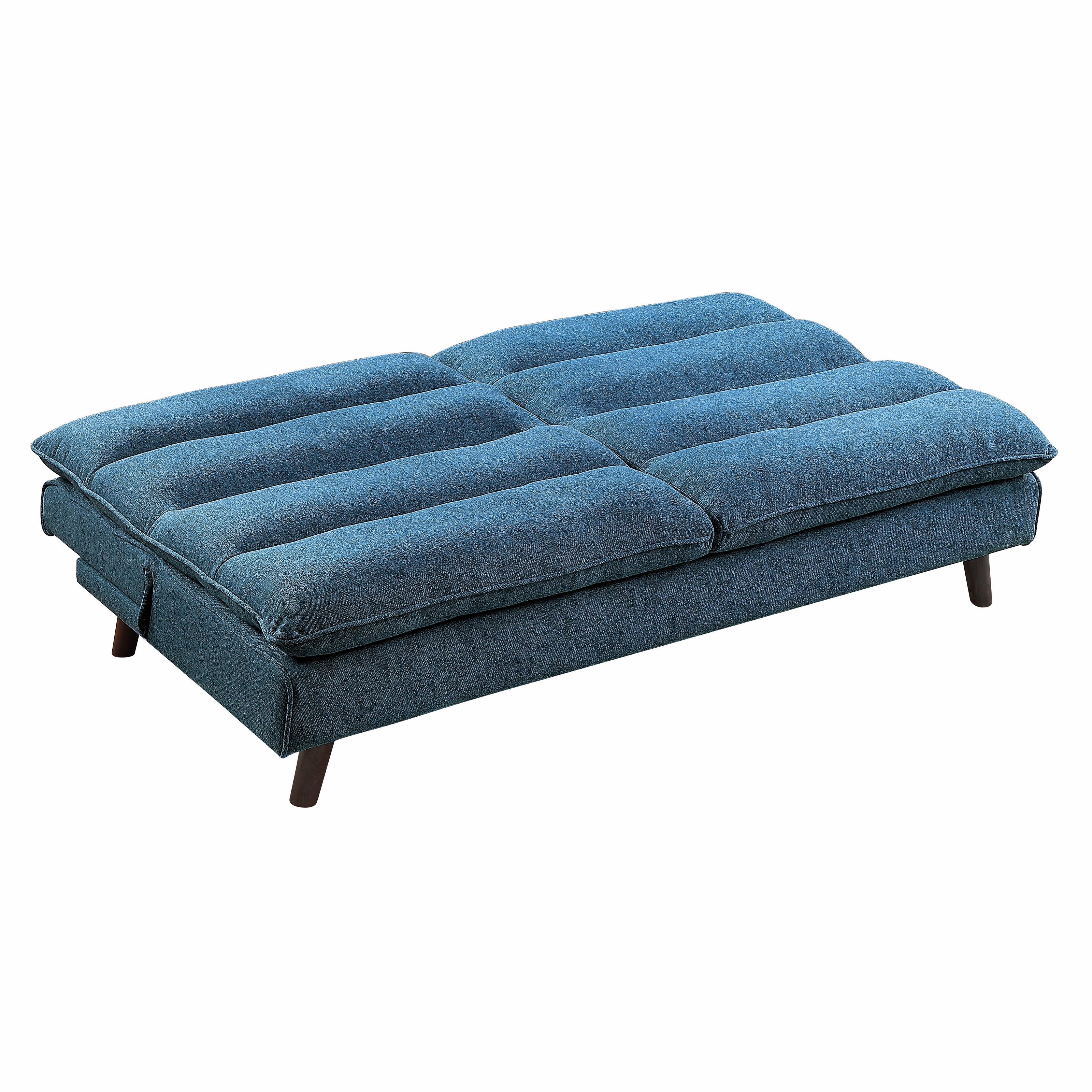Convertible Sofa Bed with Textured Fabric