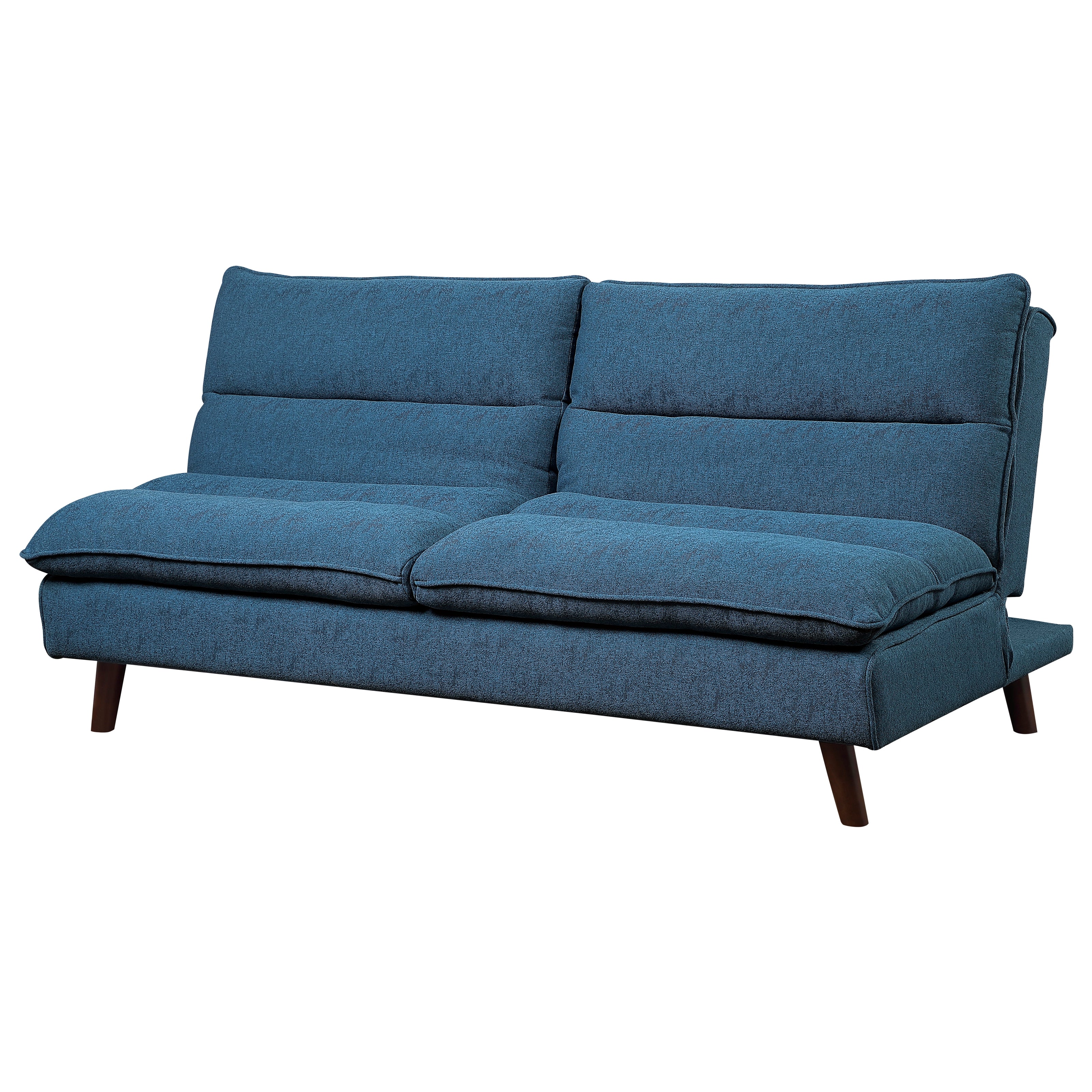 Convertible Sofa Bed with Textured Fabric