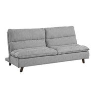 Convertible Sofa Bed with Textured Fabric