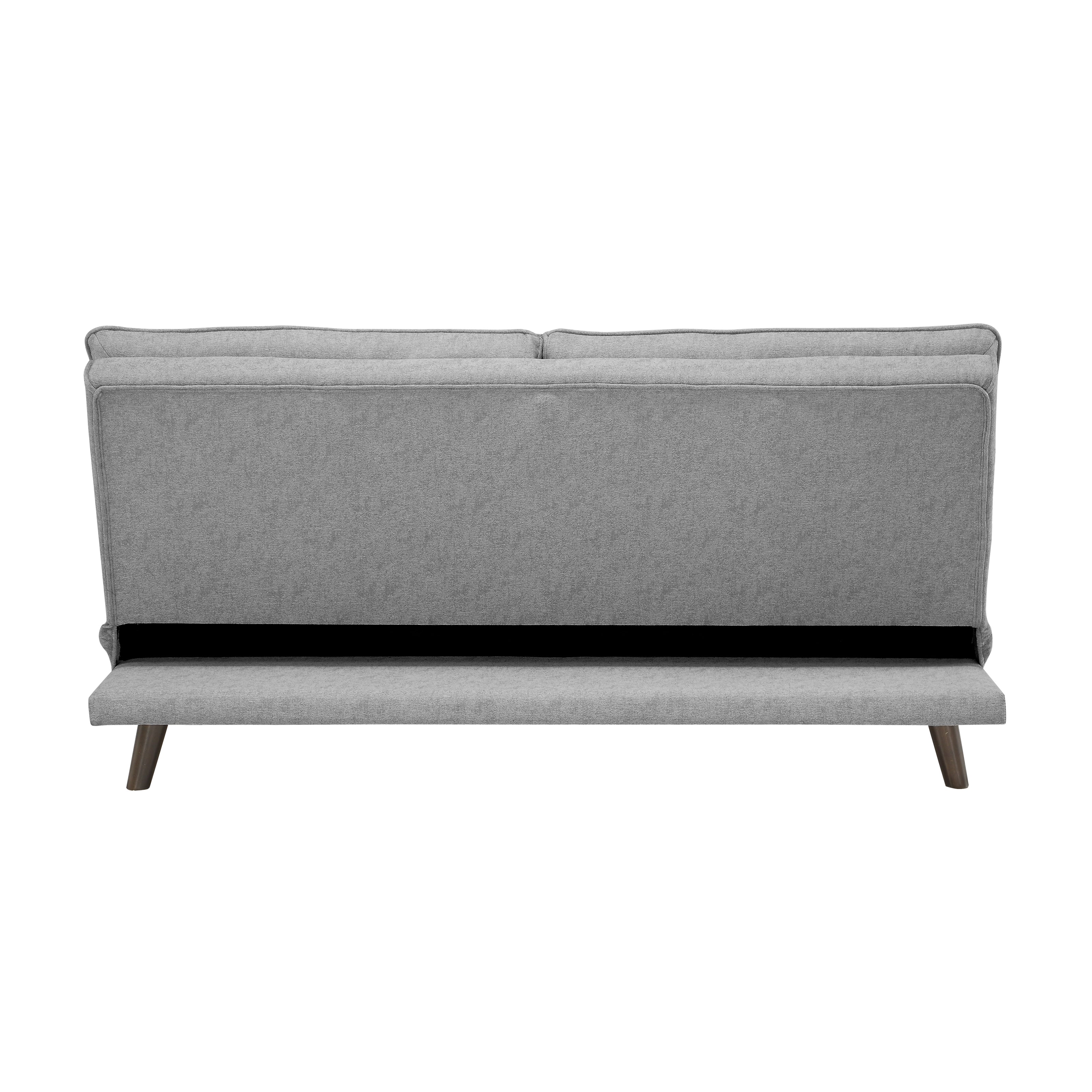 Convertible Sofa Bed with Textured Fabric