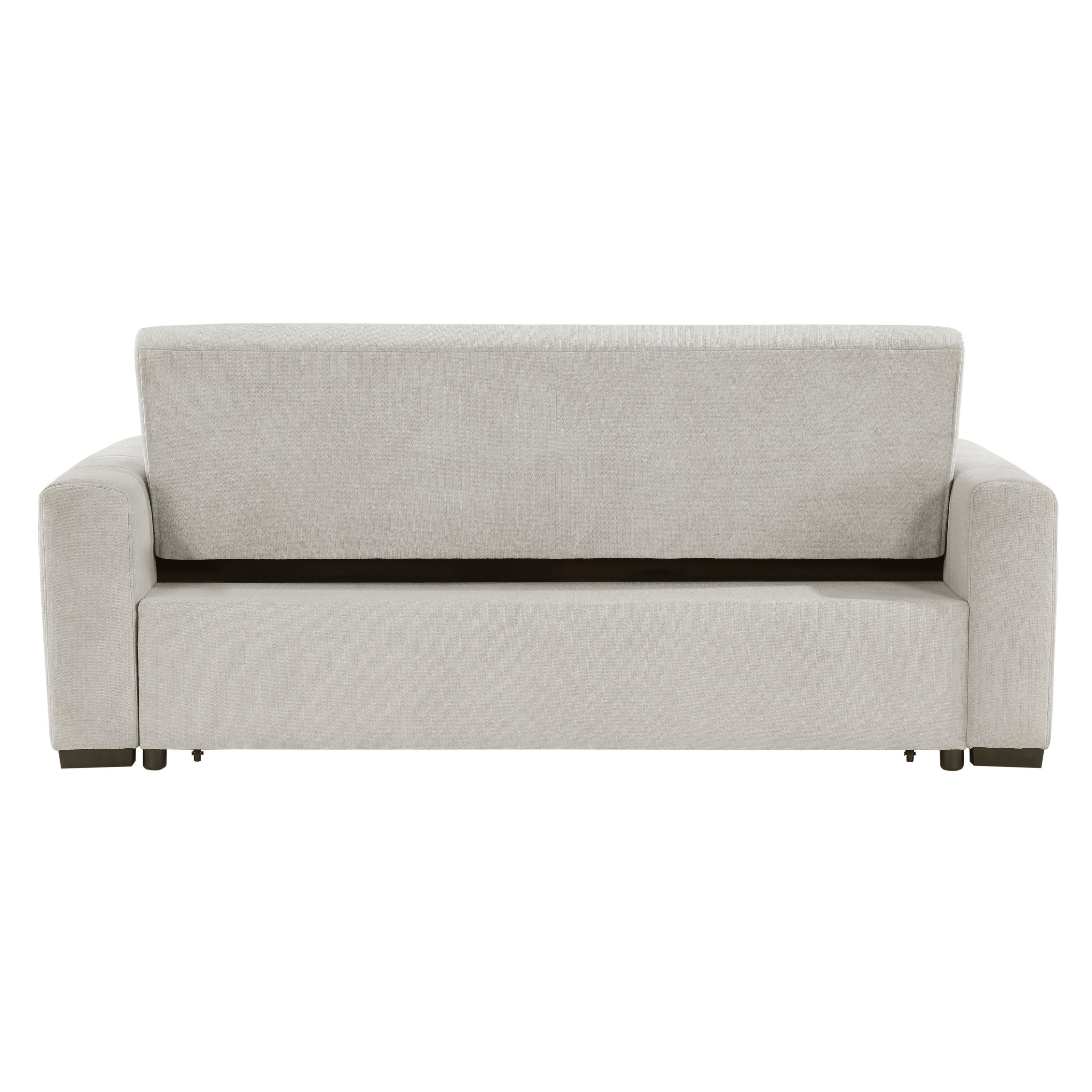 Light Gray Convertible Sleeper Sofa