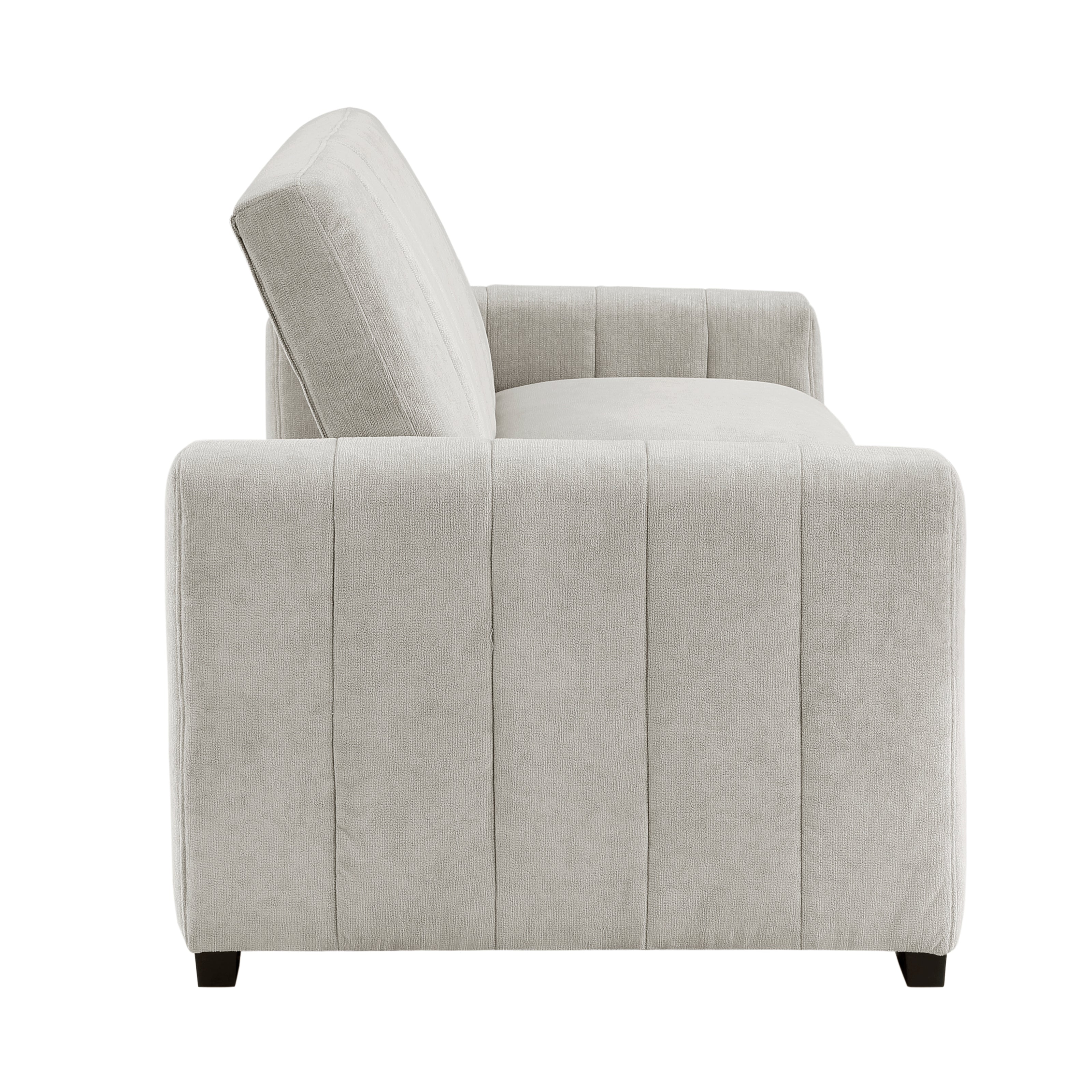 Light Gray Convertible Sleeper Sofa