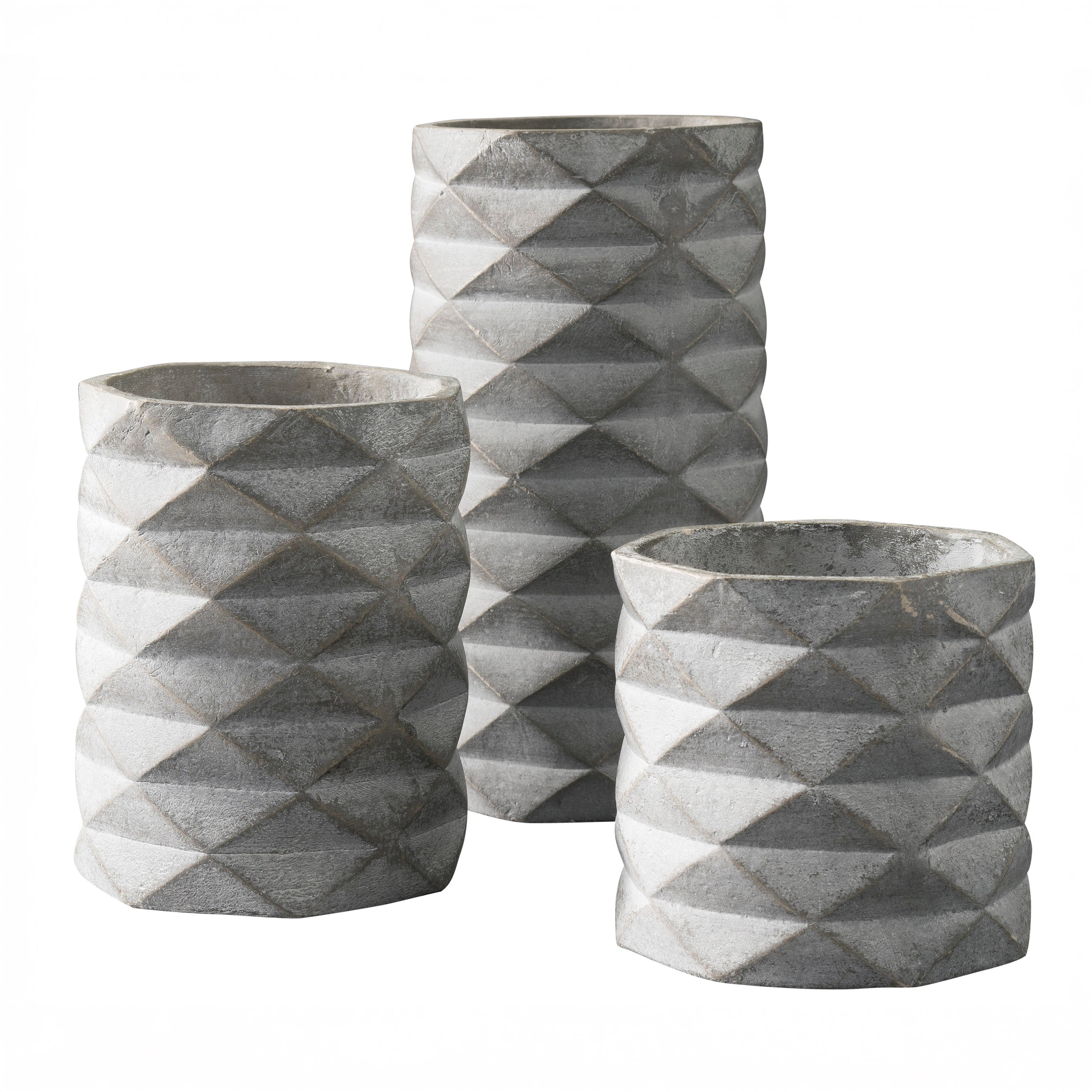 Geometric Vase Set