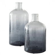 Navy Ombre Glass Vase Set