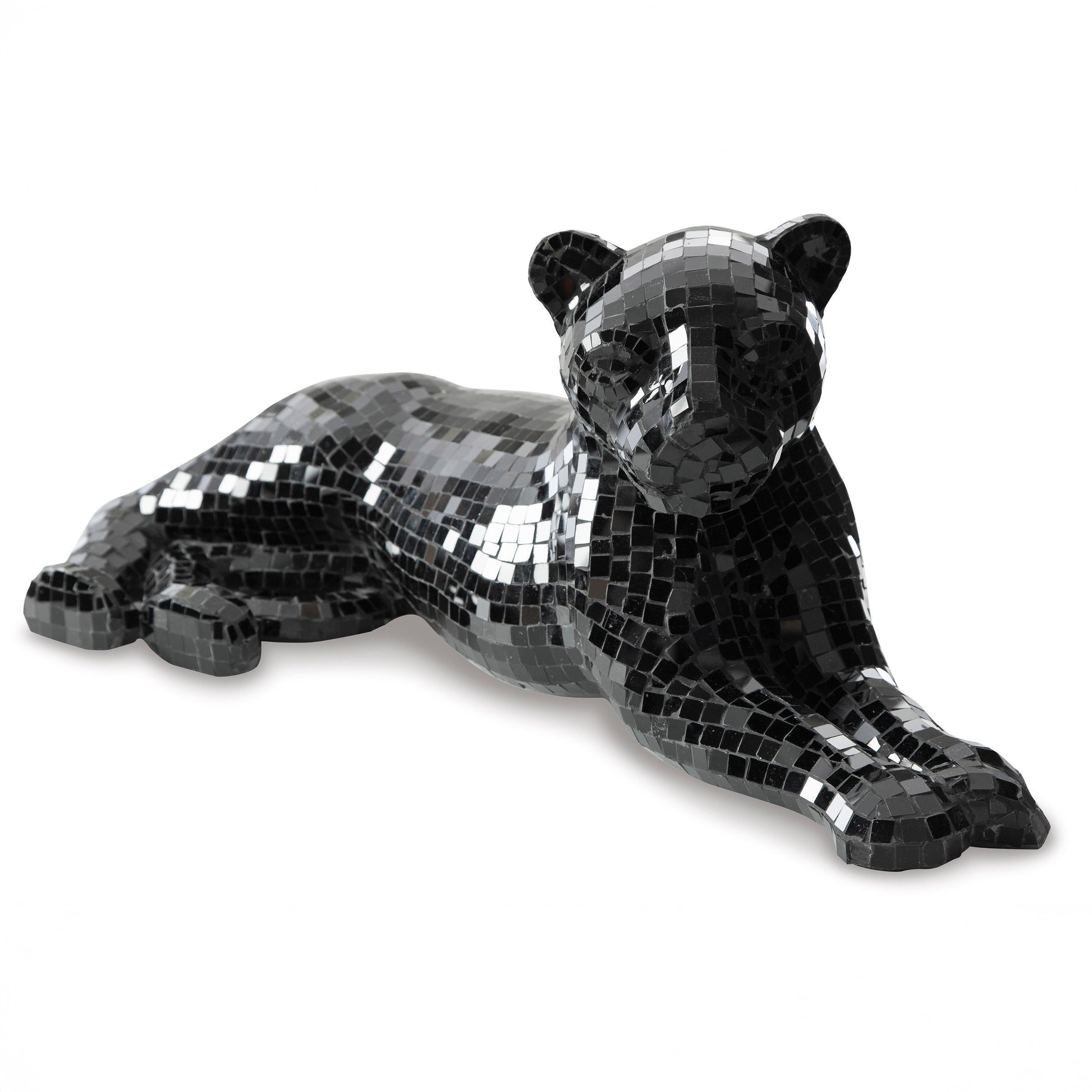 Black Panther Mosaic Sculpture