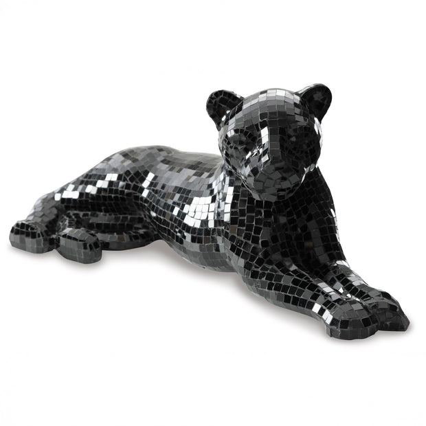 Black Panther Mosaic Sculpture