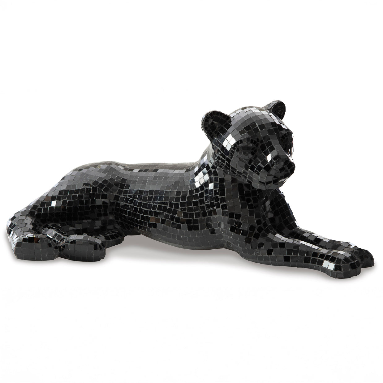 Black Panther Mosaic Sculpture