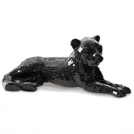 Black Panther Mosaic Sculpture