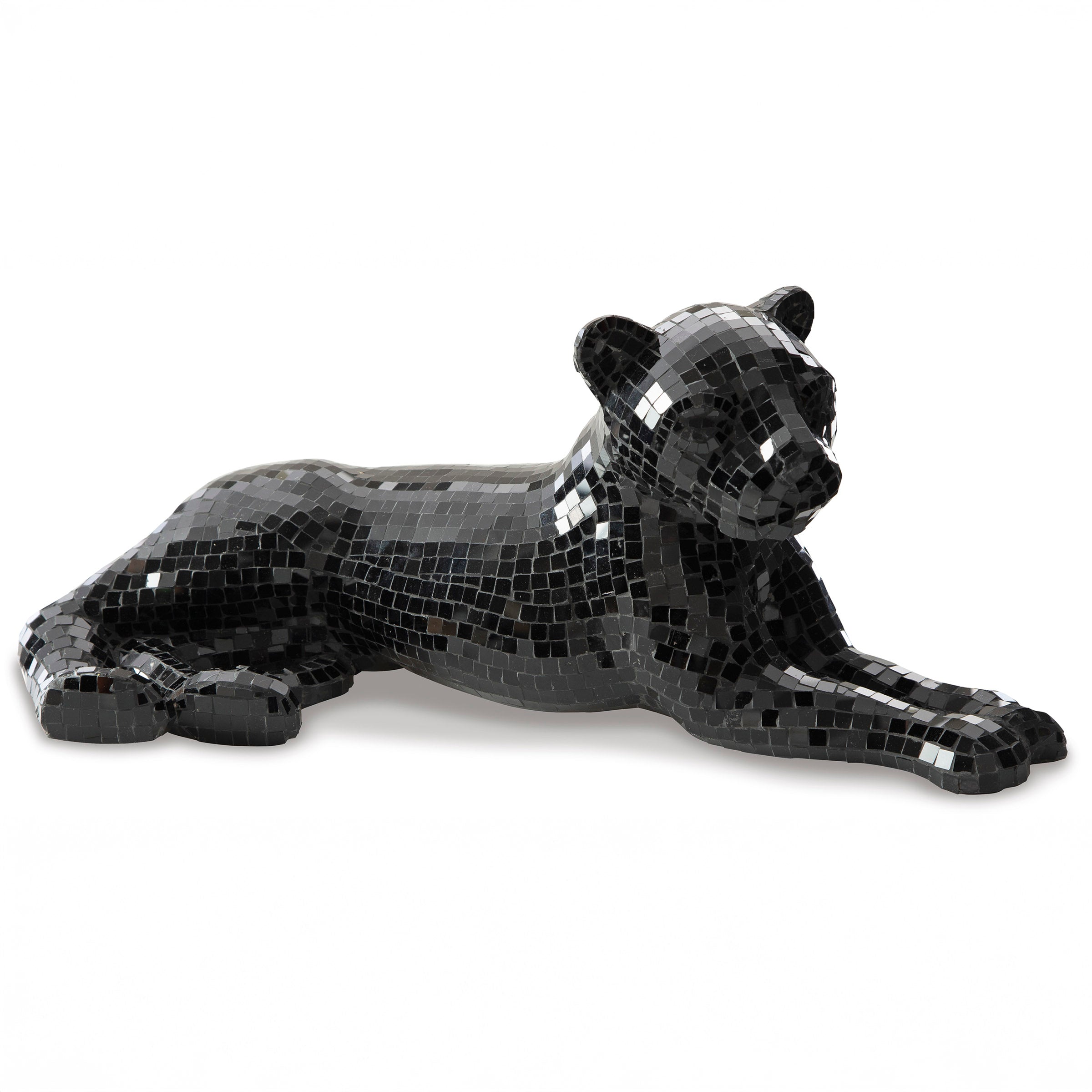 Black Panther Mosaic Sculpture