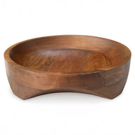 Handcrafted Wood Serving Bowl