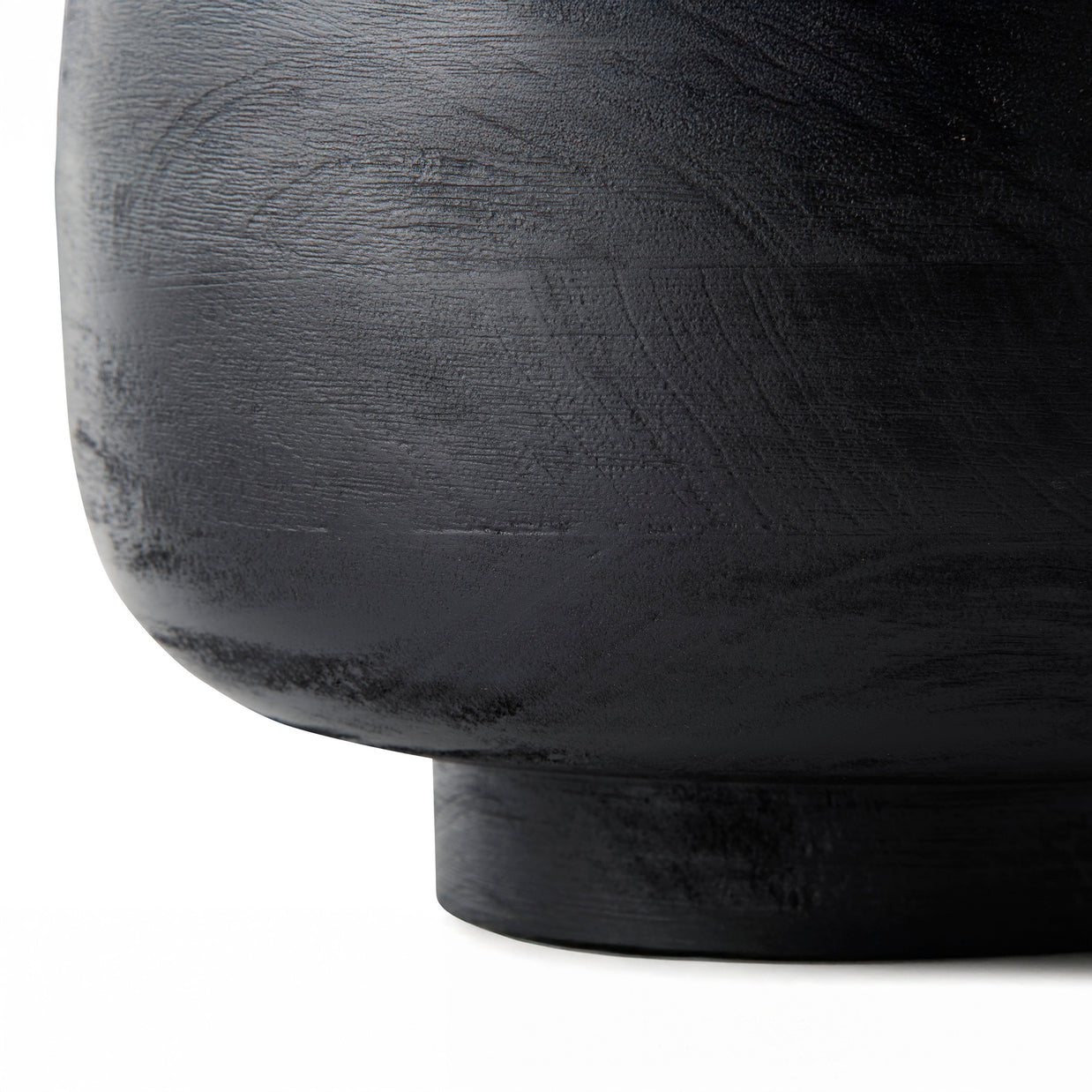 Modern Black Wood Bowl