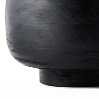 Modern Black Wood Bowl