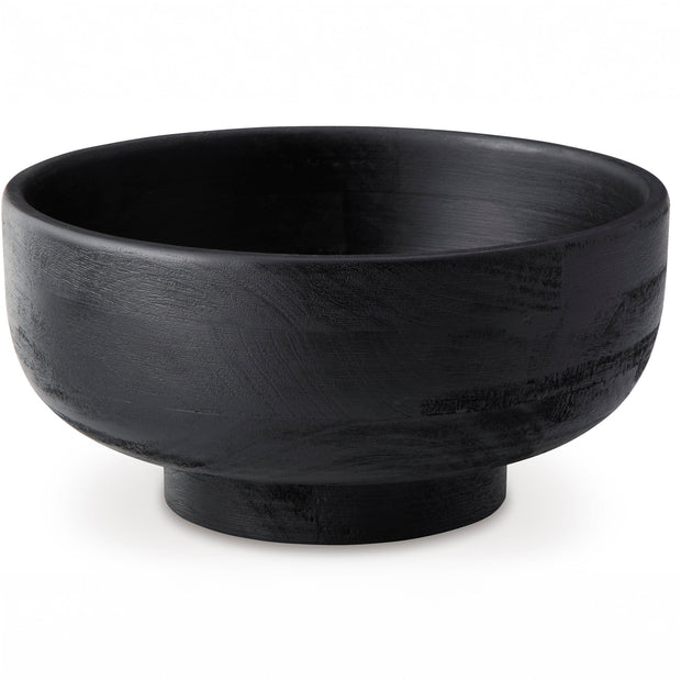 Modern Black Wood Bowl